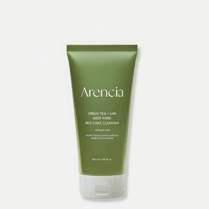 ARENCIA GREEN TEA + LHA DEEP PORE RICE CAKE CLEANSER